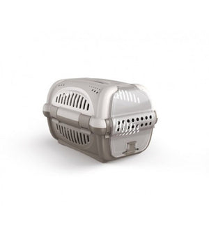 Trasportino In Plastica Modello Rhino Per Cani E Gatti Da Viaggio 51x34,5x33 Cm         