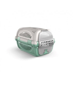 Trasportino In Plastica Modello Rhino Per Cani E Gatti Da Viaggio 51x34,5x33 Cm         