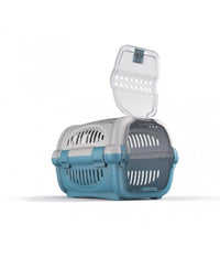 Trasportino In Plastica Modello Rhino Per Cani E Gatti Da Viaggio 51x34,5x33 Cm         