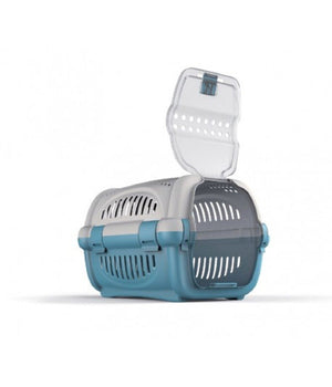 Trasportino In Plastica Modello Rhino Per Cani E Gatti Da Viaggio 51x34,5x33 Cm         