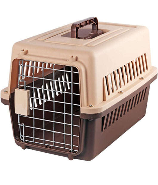 Trasportino Per Animali Trasporto Gatti Cani Gabbia Viaggio Portatile 66x47x46cm         