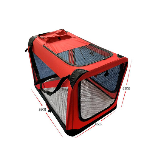 Gabbia trasportino borsa per cani gatti pieghevole animali cuccioli da trasporto medio xxl