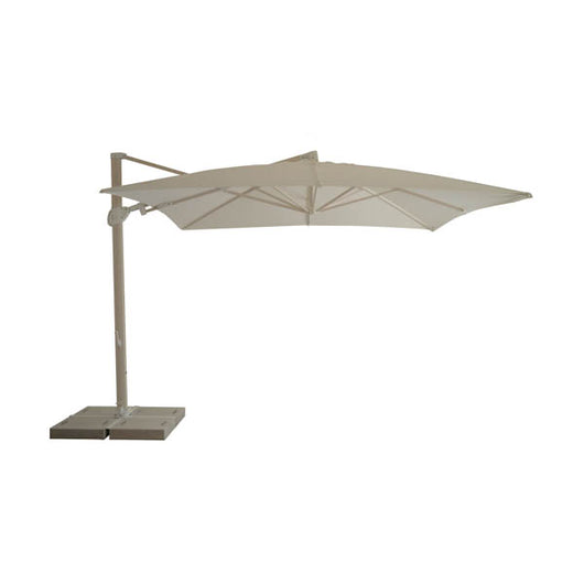 Obrellone Trastevere bianco (tela) - legno larice (palo)