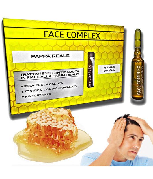 Trattamento Capelli Fiale Anti Caduta Alla Pappa Reale Contrasta La Caduta Fc309         