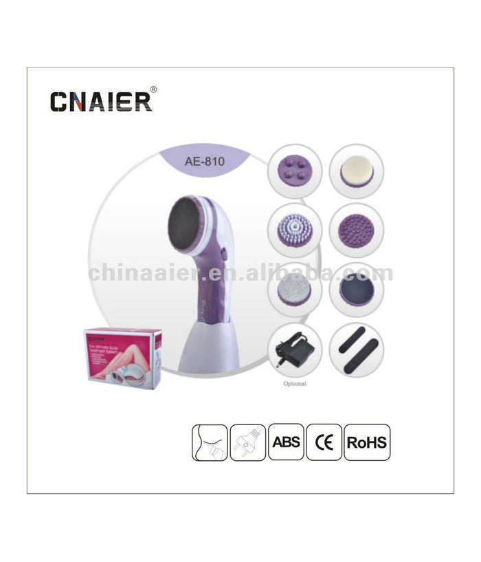 Trattamento Corpo 5 In 1 Depilatore Massaggiatore Rimuovi Calli Pulizia Viso         