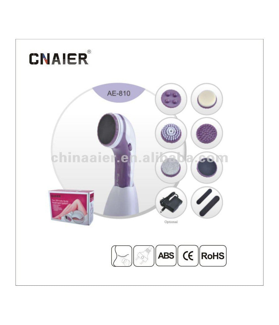 Trattamento Corpo 5 In 1 Depilatore Massaggiatore Rimuovi Calli Pulizia Viso         