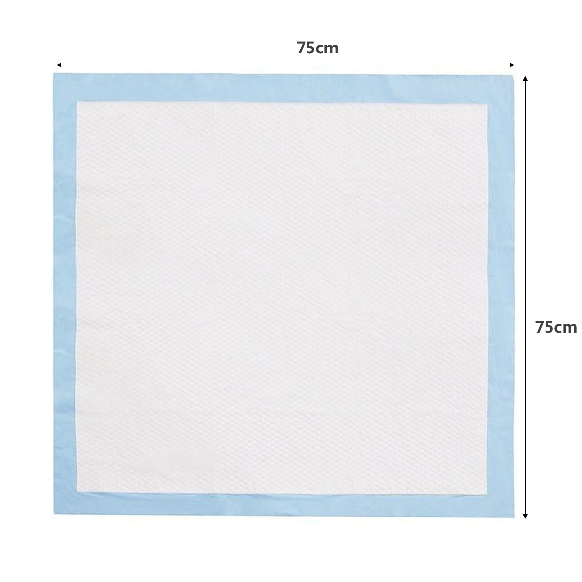 Traverse usa e getta con controllo odore, Traverse con asciugatura rapida per cani gatti conigli 75 x 75 cm-Giochi e accessori per cani