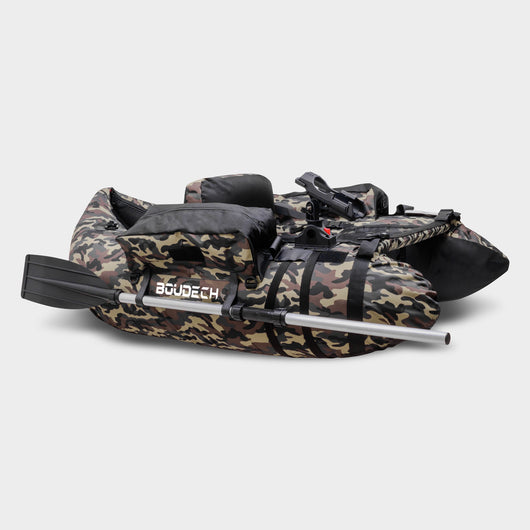 Trawler - Belly boat Barca da pesca gonfiabile in poliestere con doppia camera d'aria, 110 cm