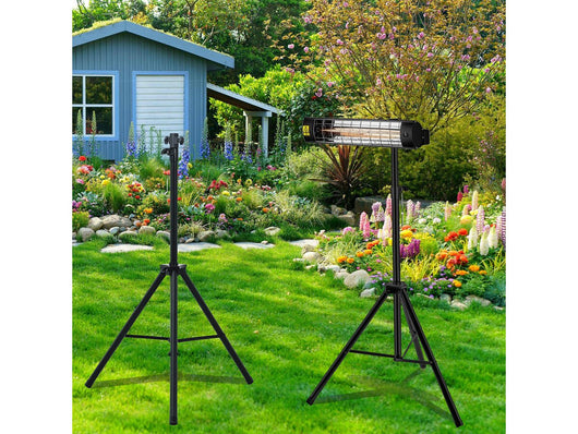 Treppiede per radiatore elettrico - 1,1-1,8 m - Nero