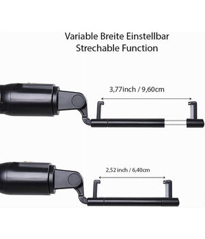 Treppiede 3in1 Selfie Stick Bluetooth Asta Estensibile Con Telecomando Portatile         