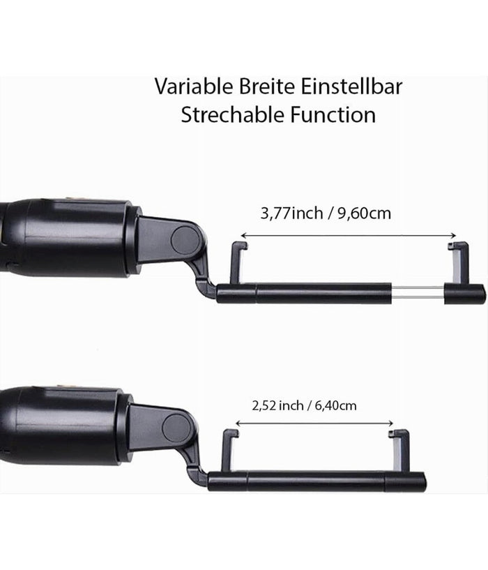 Treppiede 3in1 Selfie Stick Bluetooth Asta Estensibile Con Telecomando Portatile         