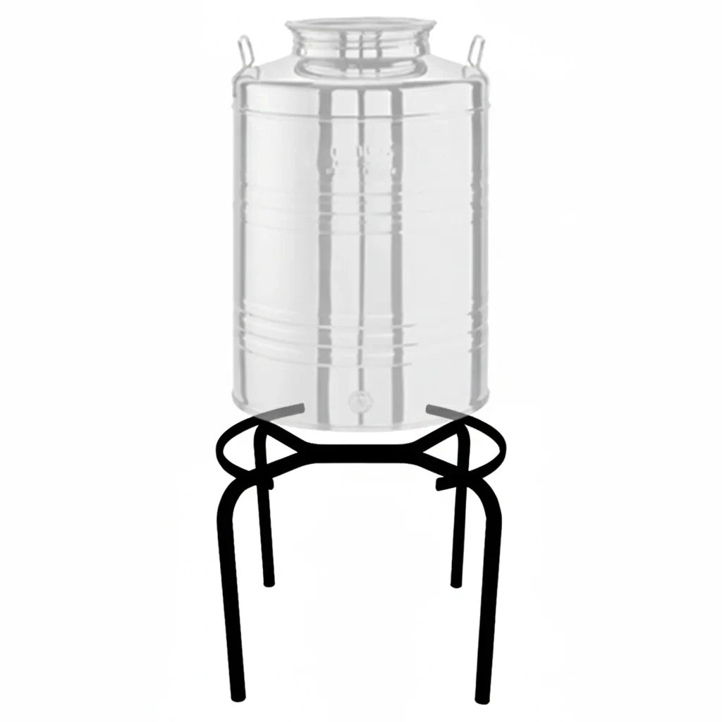 TECNOKIT Supporto Fusto Olio e Vino Alto da 200 a 600 Litri