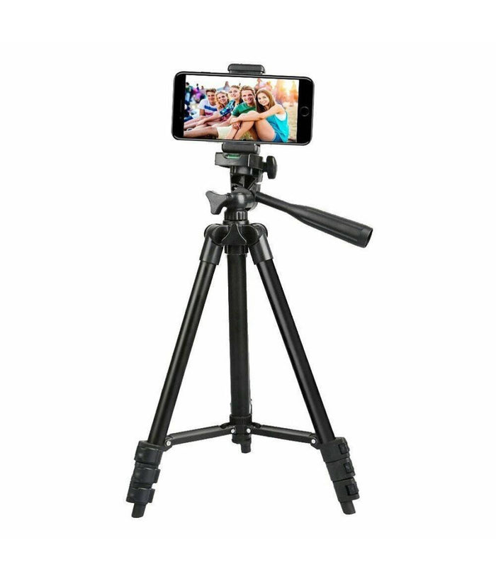 Treppiedi Universale Alluminio Tripode Cavalletto 102cm Smartphone Fotocamera         