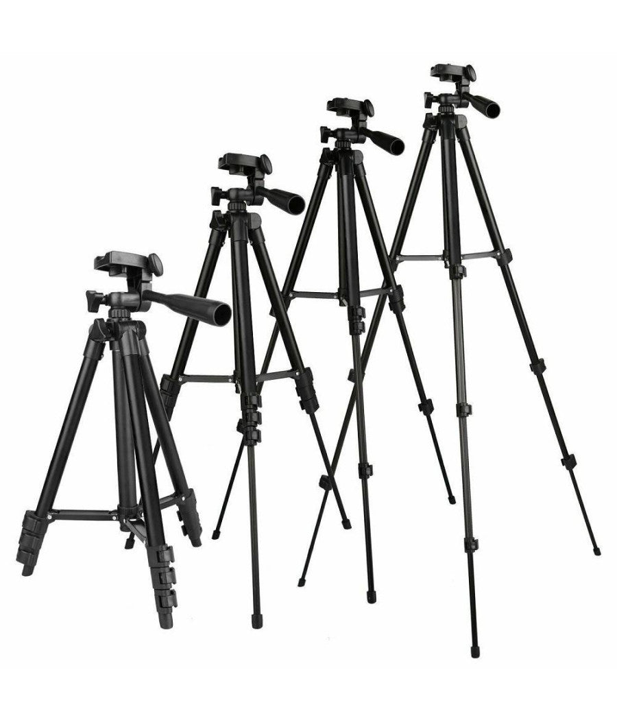 Treppiedi Universale Alluminio Tripode Cavalletto 102cm Smartphone Fotocamera         