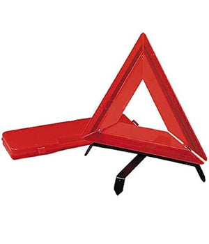 Triangolo D'emergenza Fluorescente Con Piedistallo Custodia Omologazione Europea         