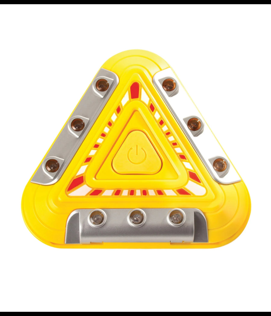 Triangolo Di Emergenza Per Auto A 9 Led Ricaricabile Segnale Pericolo Magnetico         
