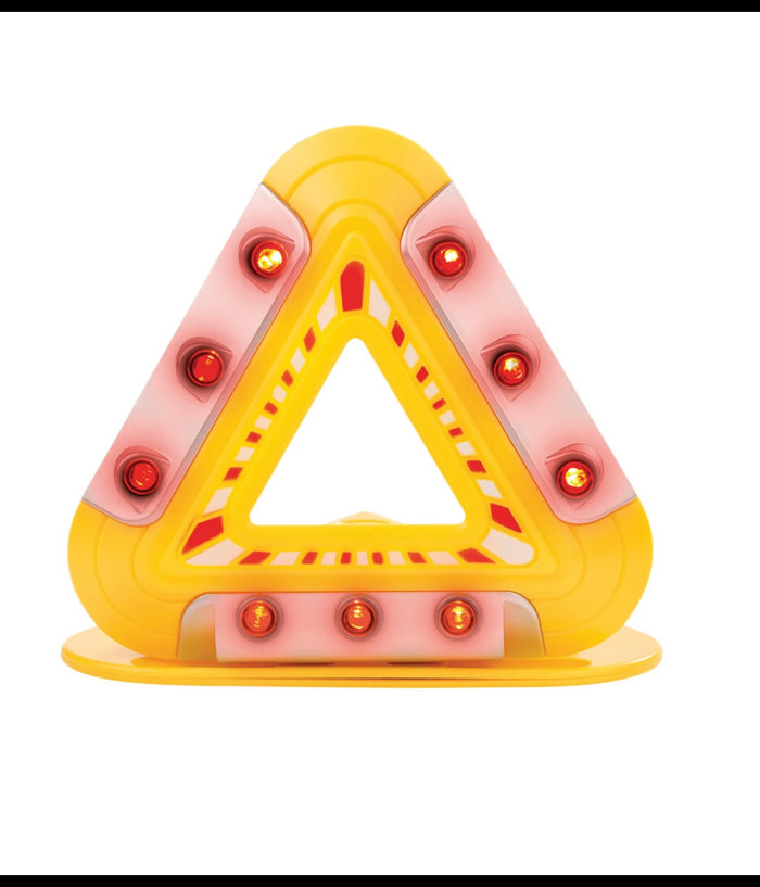 Triangolo Di Emergenza Per Auto A 9 Led Ricaricabile Segnale Pericolo Magnetico         