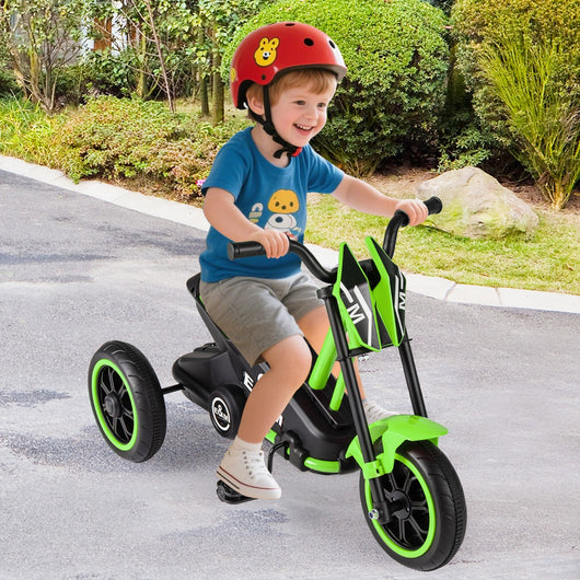 Triciclo per bambini tastiera strumento musicale elettronico, Triciclo per bambini elettrica portatile a 37 tasti Verde-Biciclette e tricicli