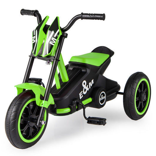 Triciclo per bambini tastiera strumento musicale elettronico, Triciclo per bambini elettrica portatile a 37 tasti Verde-Biciclette e tricicli