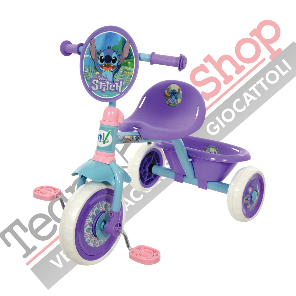 Triciclo a Pedali con Manico First Trike Disney STITCH