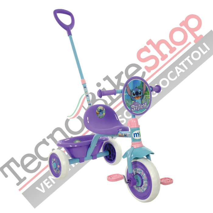 Triciclo a Pedali con Manico First Trike Disney STITCH