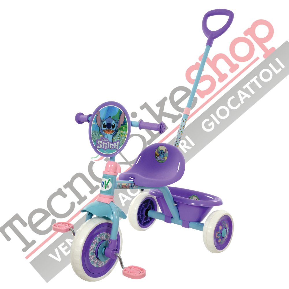 Triciclo a Pedali con Manico First Trike Disney STITCH