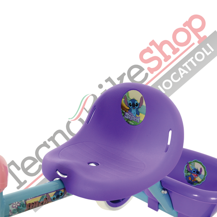 Triciclo a Pedali con Manico First Trike Disney STITCH