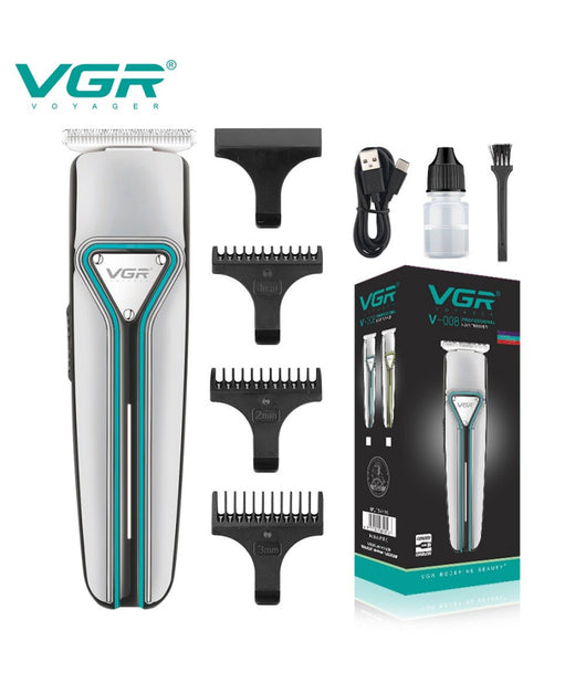 Trimmer A Batteria Tagliacapelli Rasoio Professionale Regolabarba Cordless V-008         