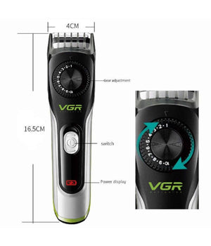 Trimmer Clipper Elettrico Impermeabile Ricaricabile Professionale Cordless V-028         