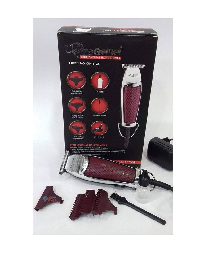 Trimmer Professionale Tagliacapelli Elettrico Regolabile Con Filo Geemy Gm-6125         