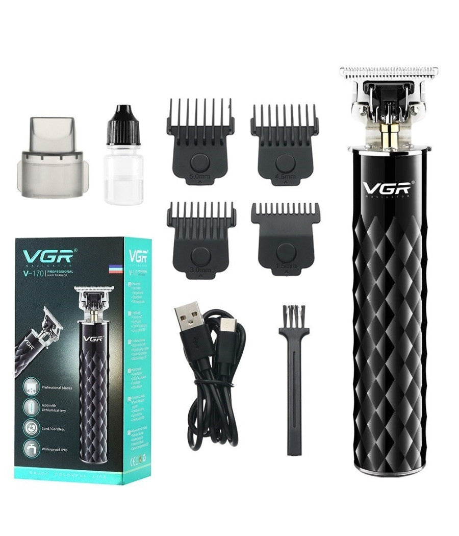 Trimmer Rasoio Tagliacapelli Professionale Ricaricabile Impermeabile Vgr V-170         