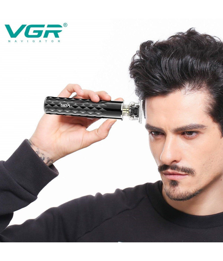 Trimmer Rasoio Tagliacapelli Professionale Ricaricabile Impermeabile Vgr V-170         
