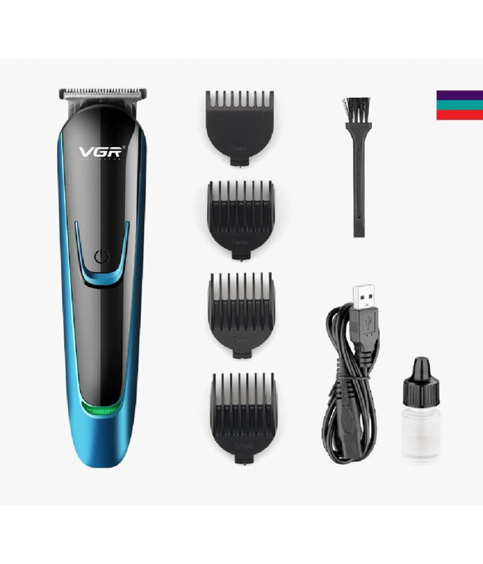 Trimmer Ricaricabile Elettrico A Basso Rumore Tagliapeli Capelli Pettine V-183         