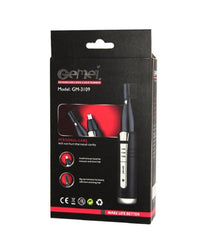 Trimmer Rifinitore 2 In 1 Elettrico Batteria Ricaricabile Per Barba Naso Gm-3109         