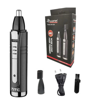 Trimmer Rifinitore 2 In 1 Elettrico Batteria Ricaricabile Per Barba Naso Gm-3109         