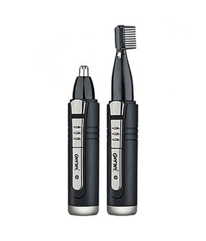 Trimmer Rifinitore 2 In 1 Elettrico Batteria Ricaricabile Per Barba Naso Gm-3109         