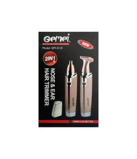 Trimmer Rifinitore A Batteria Gm-3110 Rasoio Capelli Naso Ricaricabile 2 In 1         