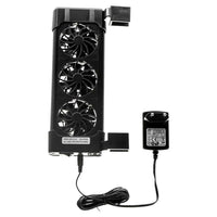 Trade Shop - Tripla Ventola Di Raffreddamento Per Acquario 3 Ventole 12 Volt 0.5a 50mm Fs-603         