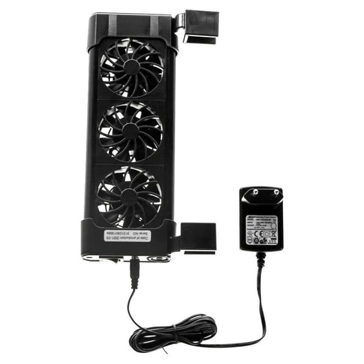 Trade Shop - Tripla Ventola Di Raffreddamento Per Acquario 3 Ventole 12 Volt 0.5a 50mm Fs-603         