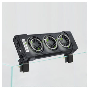 Trade Shop - Tripla Ventola Di Raffreddamento Per Acquario 3 Ventole 12 Volt 0.5a 50mm Fs-603         