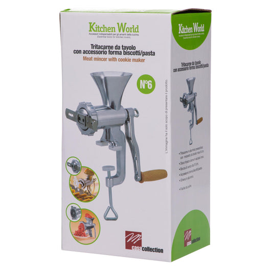 Tritacarne Da Tavolo Con Morsetto Alluminio