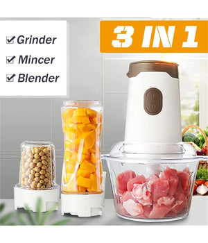 Tritacarne Multifunzionale 3 In 1 Accessorio Per Cucina Casa Alimenti Q-t164         