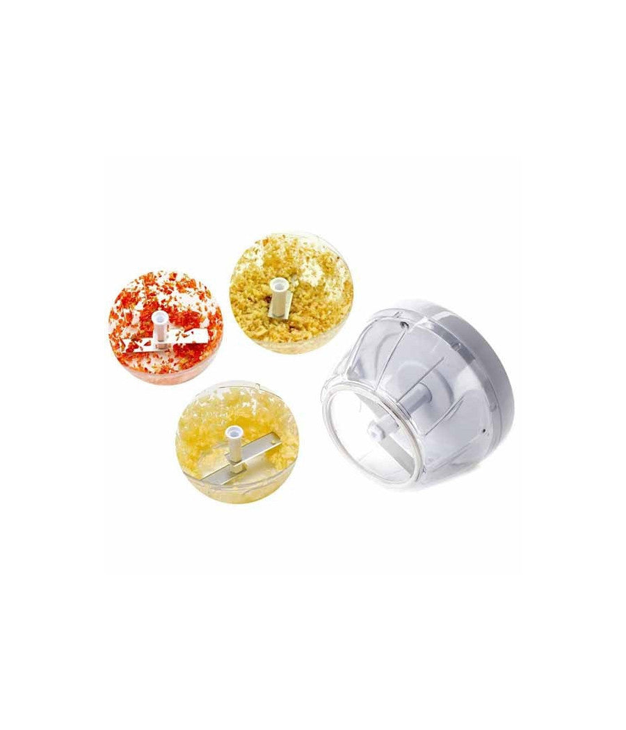 Tritatutto A Corda Manuale Con Coperchio Tritaverdure Con Cordina Lame Acciaio         