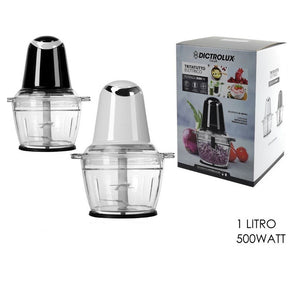 Trade Shop - Tritatutto Elettrico 3in1 500 W 1 Lt 2 Velocità Base Antiscivolo 2 Colori 584301 -