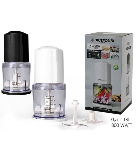 Tritatutto Frullatore Elettrico Da Cucina Trita Tutto Mini Robot Da Cucina 500ml         