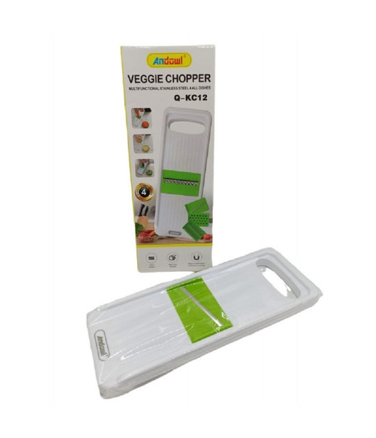 Tritatutto Taglia Verdure Mandolino Multifunzionale 4 Accessori Taglio Q-kc12         