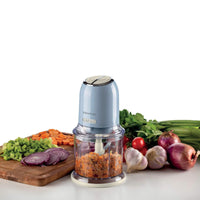 Tritatutto Vintage - 2 Velocità - 4 Lame Acciaio Inox - 400W - Beige