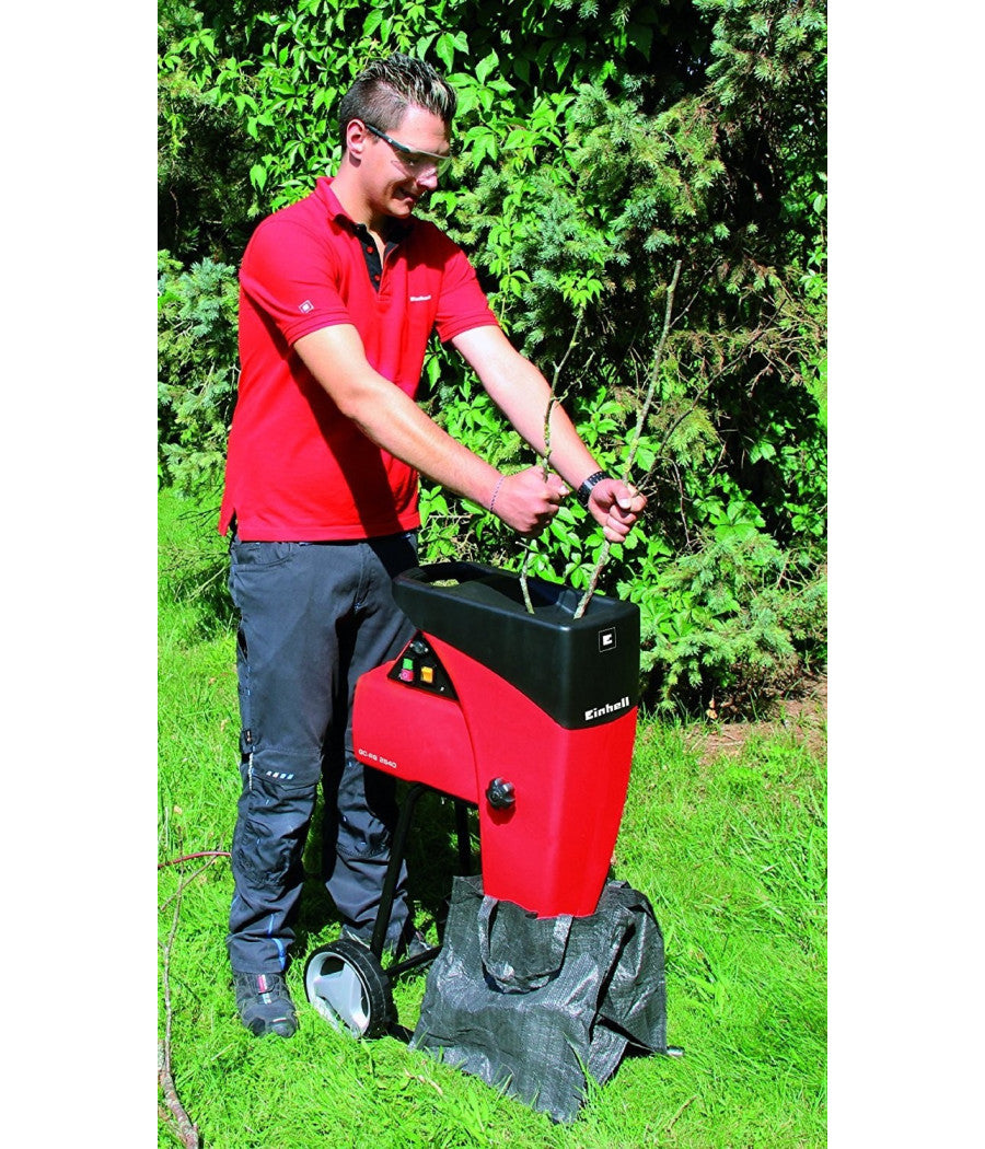 Trituratore Einhell Gc-rs 2540 Ad Ingranaggi Trita Rami 2500 W Biotrituratore         