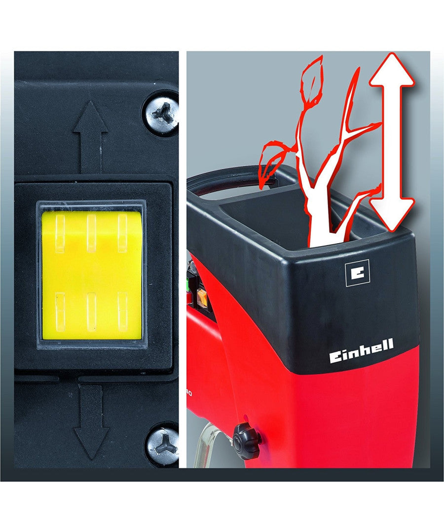 Trituratore Einhell Gc-rs 2540 Ad Ingranaggi Trita Rami 2500 W Biotrituratore         