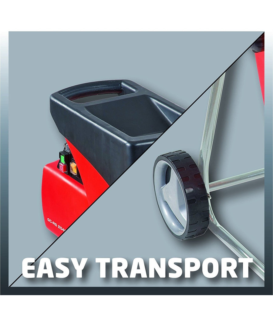 Trituratore Einhell Gc-rs 2540 Ad Ingranaggi Trita Rami 2500 W Biotrituratore         